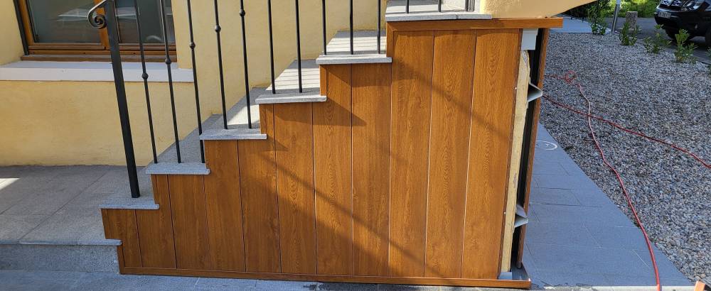 bardage escalier