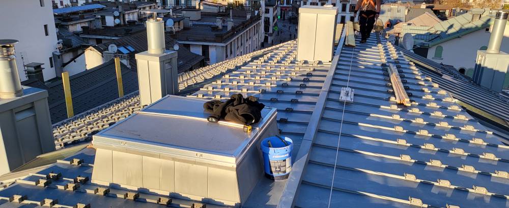 toiture en travaux